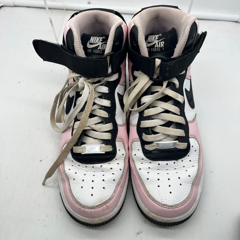 Nike Women’s High-Top Sneakers Pink Black White - Picture 3 of 9